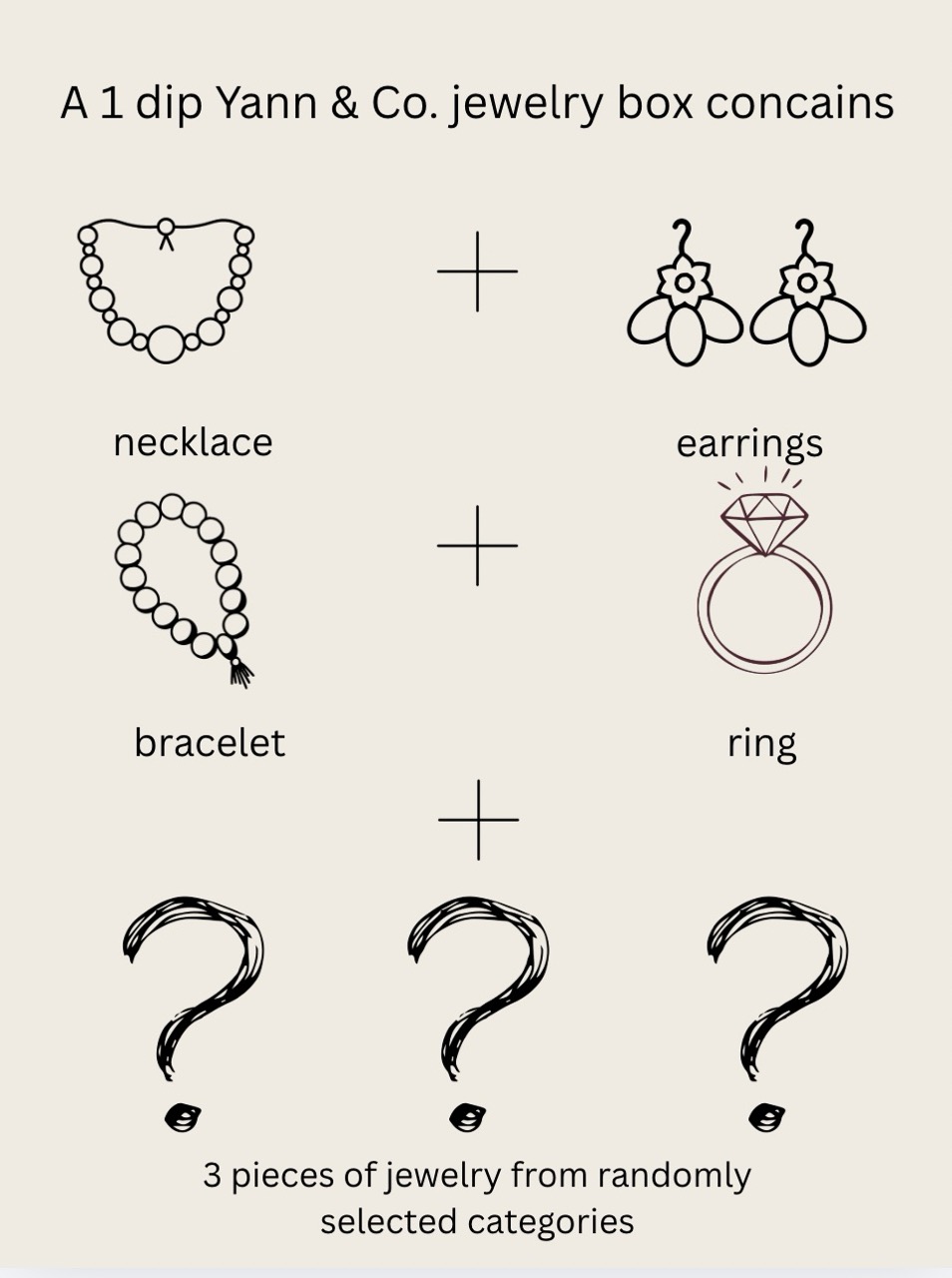 Lucky Dip Box- Jewelry (7 pieces per dip) - Image 2