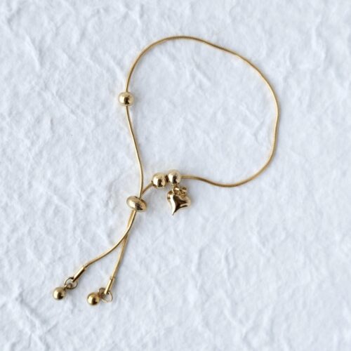 Molten Gold Slider Anklet