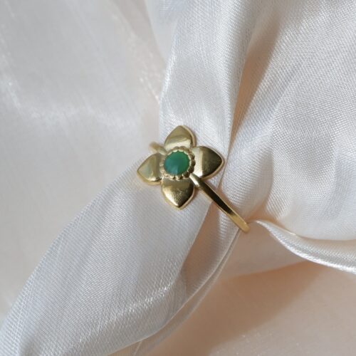 Riviera Turquoise Flower Ring