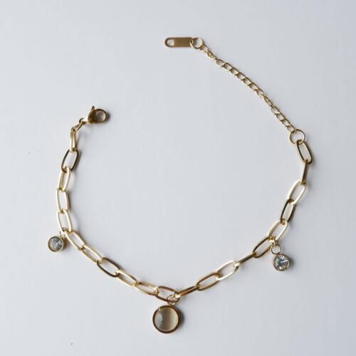 Lunar Halo Paperclip Bracelet-2-grey-3