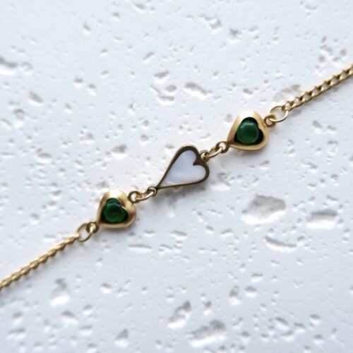 Chérie Trio Dainty Chain Bracelet-5