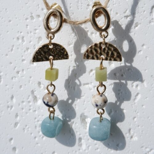Earth & Sea Stack Earrings