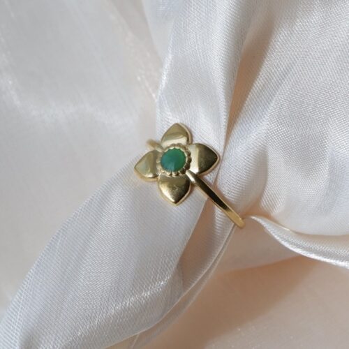 Riviera Turquoise Flower Ring