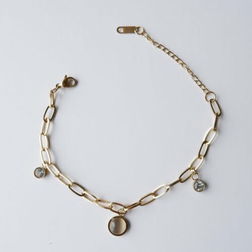 Lunar Halo Paperclip Bracelet-2-grey-3