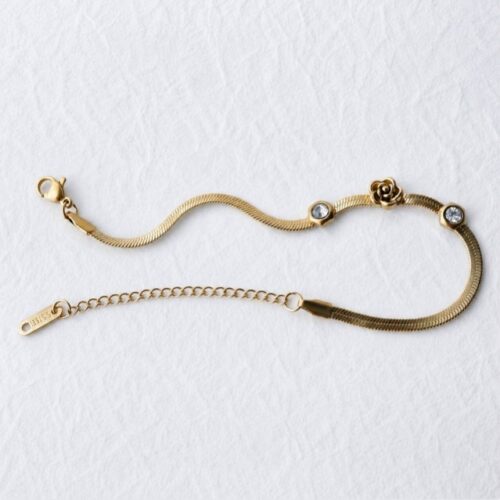 Glowing Rose Station Bracelet