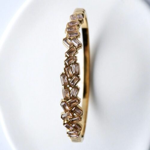 The Cascade Baguette Bangle