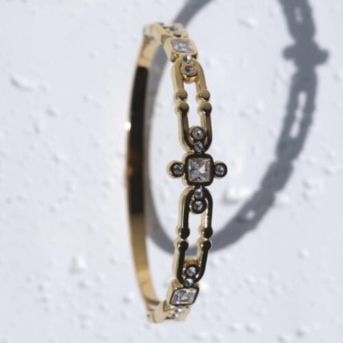 Gatsby Square-Cut Bangle