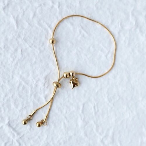 Molten Gold Slider Anklet