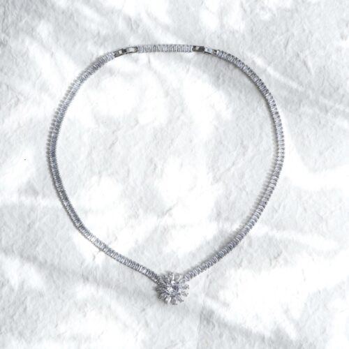 Radiant Baguette Starburst Collar